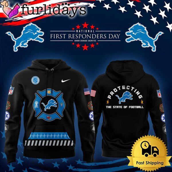 NFL Detroit Lions First Responders Day Hoodie