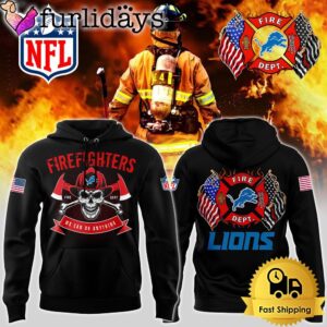 NFL Detroit Lions Football Firefighter Appreciation…