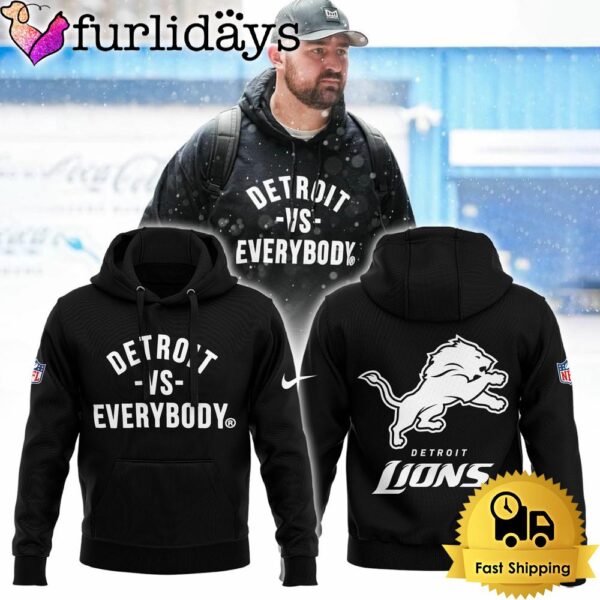 NFL Detroit Lions VS Everybody Hoodie