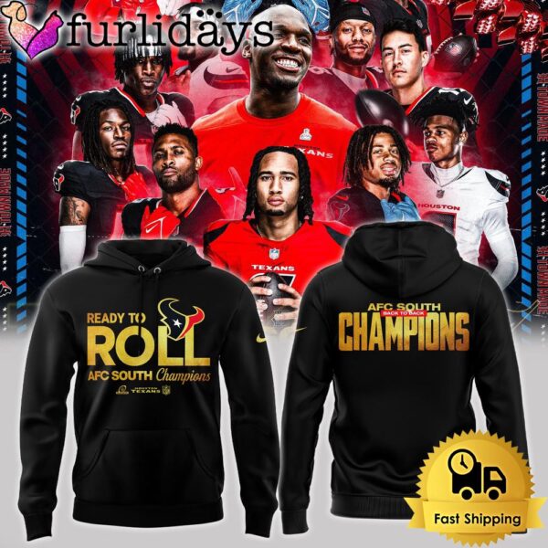 NFL Houston Texans Ready To Roll AFC South Champions Hoodie