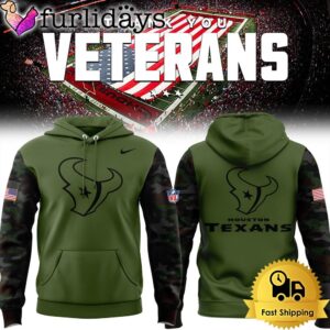 NFL Houston Texans Thank Veterans Hoodie