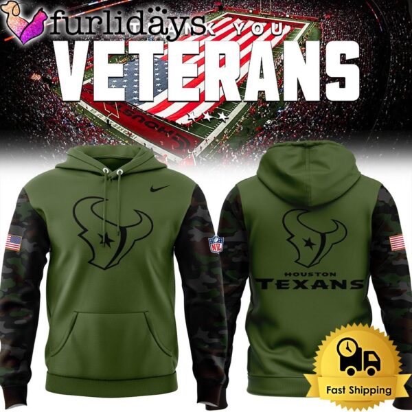 NFL Houston Texans Thank Veterans Hoodie