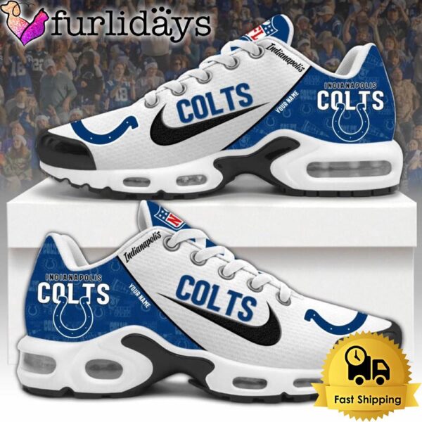 NFL Indianapolis Colts Logo 2024 Custom Air Max Plus Shoes, NFL Fan Shoes