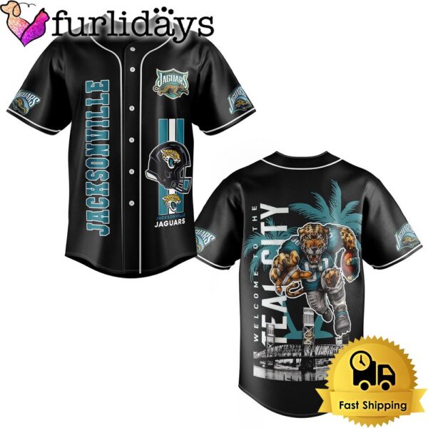 NFL Jacksonville Jaguars Welcome Come To The Feal City Baseball Jersey