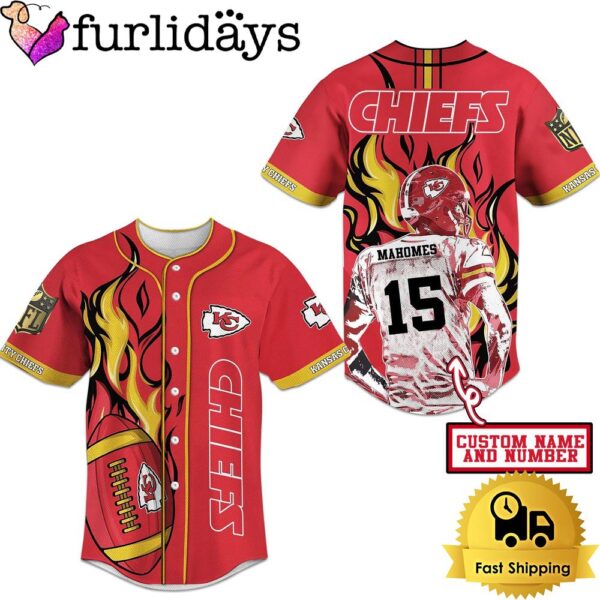 NFL Kansas City Chiefs Game Day Glory Baseball Jersey