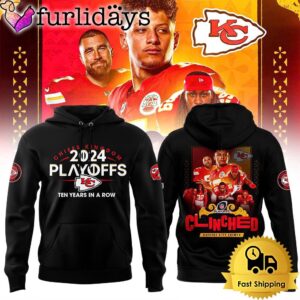 NFL Kansas City Chiefs PLAYOFFS Ten Years In A Row Hoodie