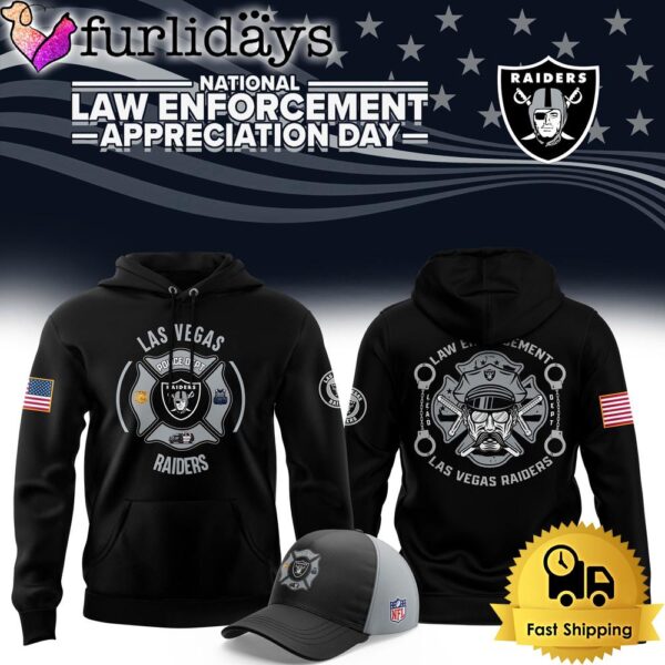 NFL Las Vegas Raiders First Responders Law Enforcement Appreciation Day Hoodie