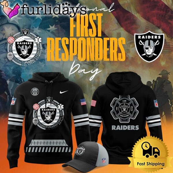 NFL Las Vegas Raiders Football National First Responders Day Hoodie