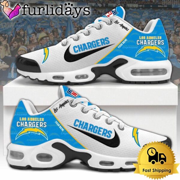 NFL Los Angeles Chargers Logo 2024 Custom Air Max Plus Shoes, NFL Fan Shoes