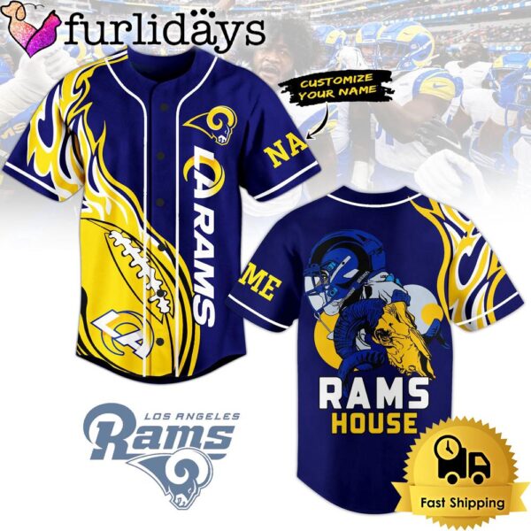 NFL Los Angeles Rams House Baseball Jersey