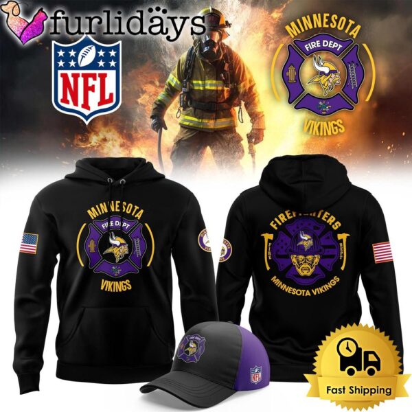 NFL Minnesota Vikings Firefighter Appreciation Night Hoodie