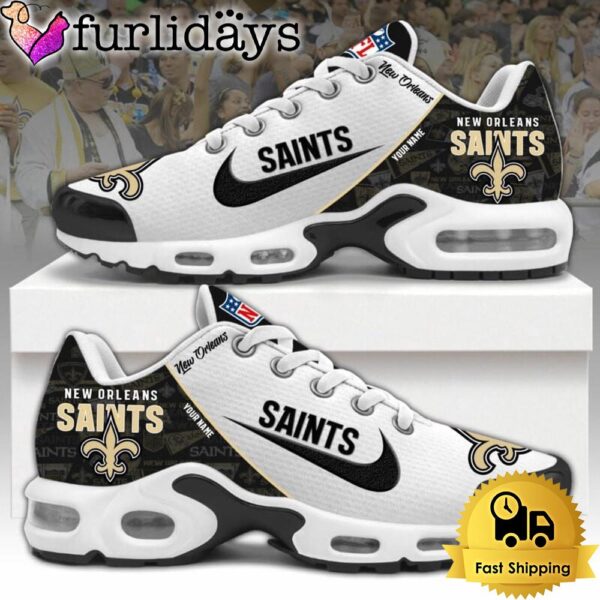 NFL New Orleans Saints Logo 2024 Custom Air Max Plus Shoes, NFL Fan Shoes