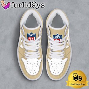 NFL New OrleansSaints Grunge Style Custom Air Jordan 1 Shoes