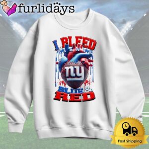 NFL New York Giants I Bleed Blue Red T Shirt