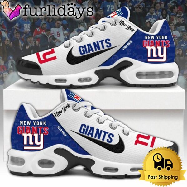 NFL New York Giants Logo 2024 Custom Air Max Plus Shoes, NFL Fan Shoes