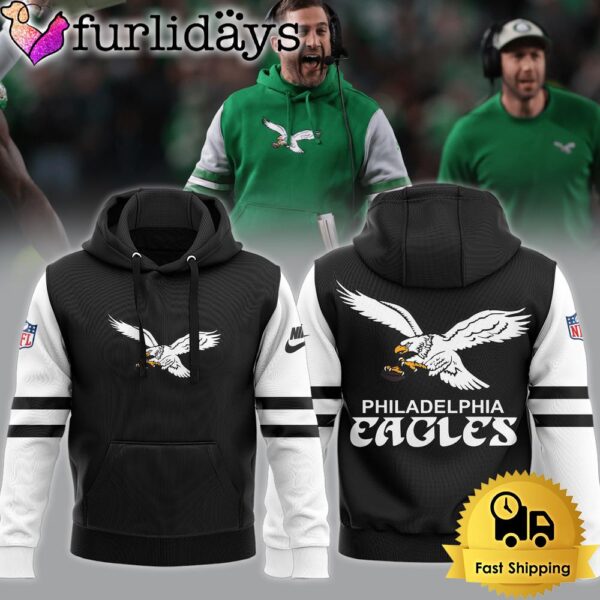 NFL Philadelphia Eagles Coach Nicholas John Sirianni’s Eagles Black Hoodie