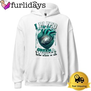 NFL Philadelphia Eagles I Bleed Green White T Shirt