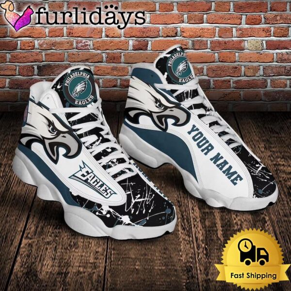 NFL Philadelphia Eagles Limited Edition Fan Custom Air Jordan 13 Shoes