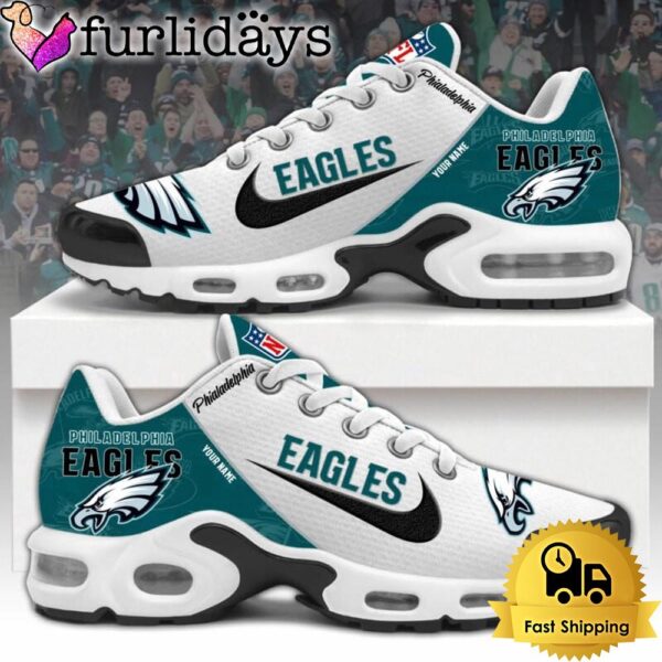 NFL Philadelphia Eagles Logo 2024 Custom Air Max Plus Shoes, NFL Fan Shoes