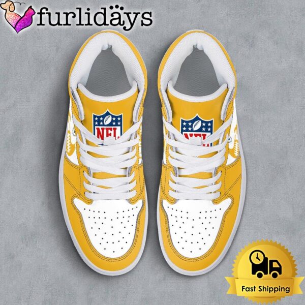 NFL Pittsburgh Steelers Grunge Style Custom Air Jordan 1 Shoes