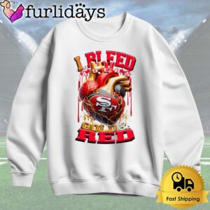 NFL San Francisco 49ers I Bleed Gold Red T Shirt