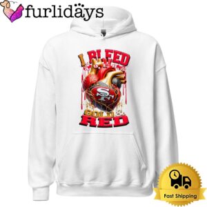 NFL San Francisco 49ers I Bleed Gold Red T Shirt