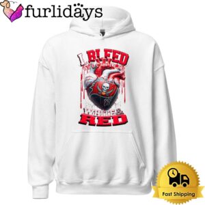 NFL Tampa Bay Buccaneers I bleed White Red T Shirt