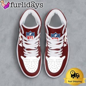 NFL Washington Commanders Grunge Style Custom Air Jordan 1 Shoes