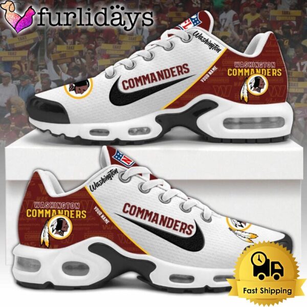 NFL Washington Commanders Logo 2024 Custom Air Max Plus Shoes, NFL Fan Shoes