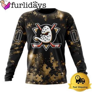 NHL Anaheim Ducks Autism Awareness Hockey…