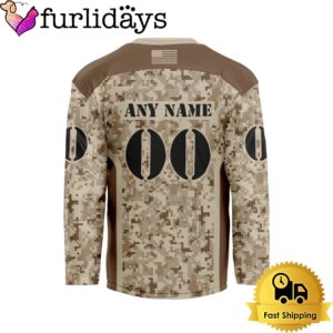 NHL Anaheim Ducks Desert Camouflage Design Custom Hockey Jersey