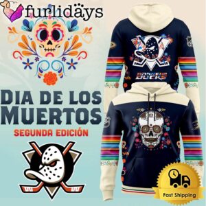 NHL Anaheim Ducks Dia De Los Muertos Hoodie