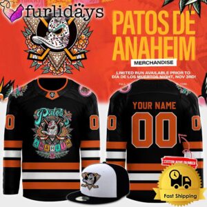 NHL Anaheim Ducks Dia De Muertos…