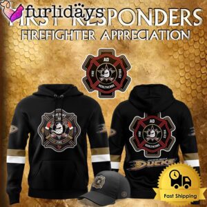 NHL Anaheim Ducks Firefighter Appreciation Night Hoodie