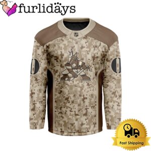 NHL Arizona Coyotes Desert Camouflage Design…