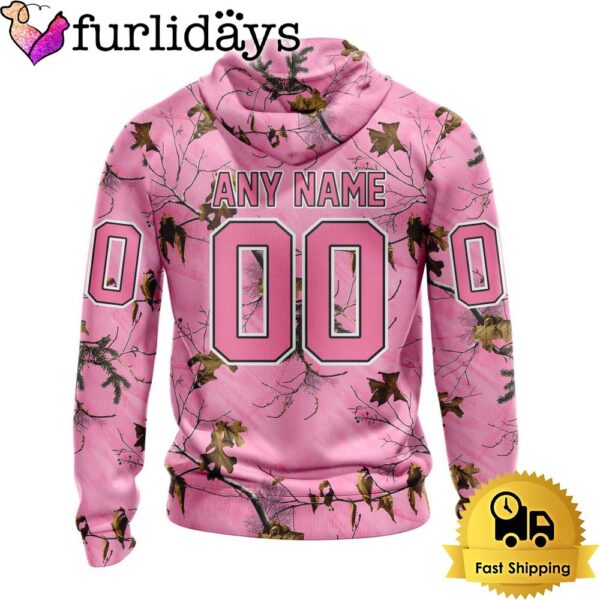 NHL Arizona Coyotes Special Realtree Pink Camouflage Custom Hoodie