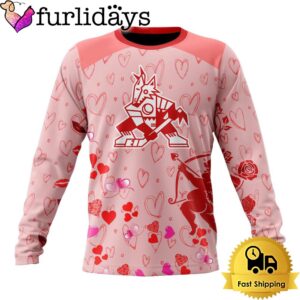 NHL Arizona Coyotes Valentine’s Day Sweatshirt…