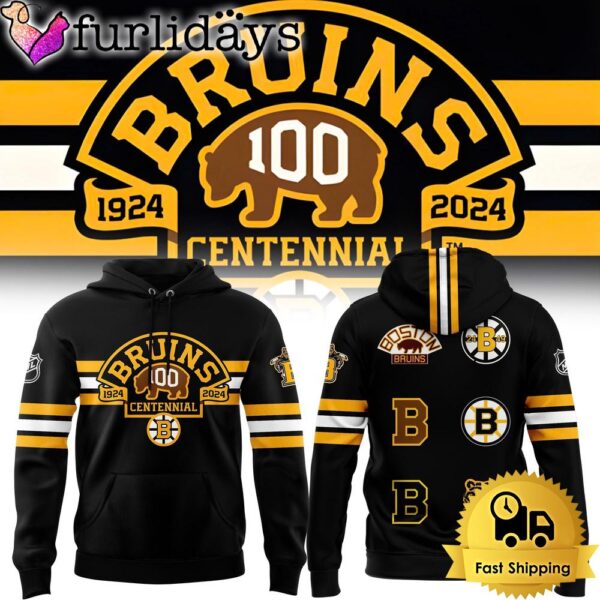 NHL Boston Bruins 100th Birthday Hoodie