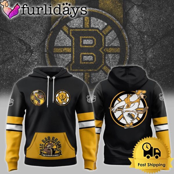 NHL Boston Bruins Big Bad Bruins Time To Bkawl And Maul Hoodie