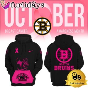 NHL Boston Bruins Breast Cancer Awareness Month Hoodie