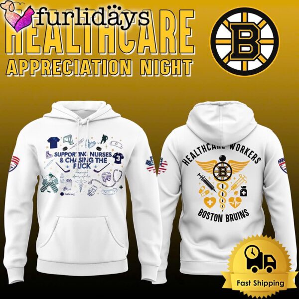 NHL Boston Bruins Healthcare Appreciation Night Hoodie