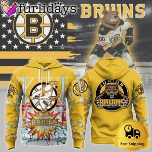 NHL Boston Bruins Hockey Est 1991 Junior Hoodie