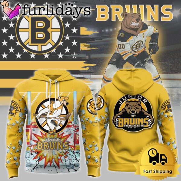 NHL Boston Bruins Hockey Est 1991 Junior Hoodie