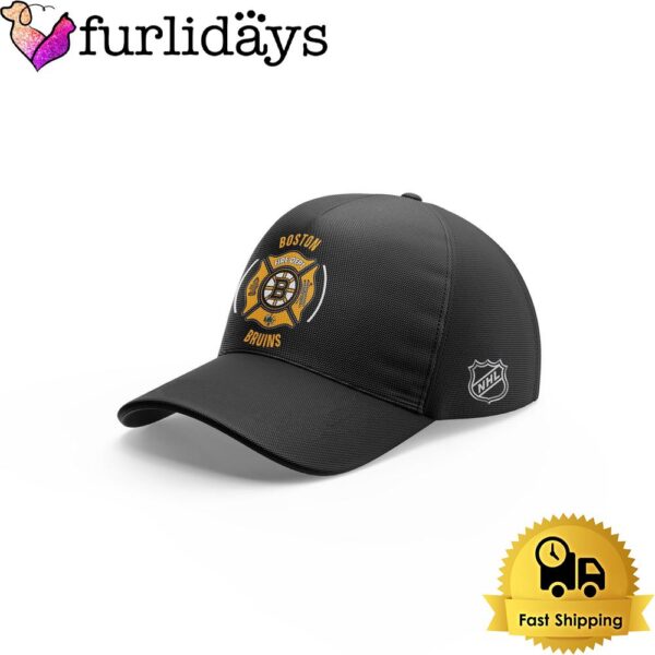 NHL Boston Bruins Hockey Firefighter Appreciation Night Baseball Cap