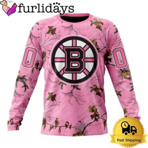 NHL Boston Bruins Special Realtree Pink…