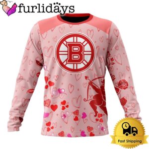 NHL Boston Bruins Valentine’s Day Sweatshirt…