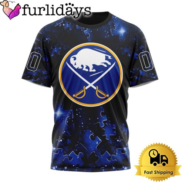 NHL Buffalo Sabres Autism Awareness Hockey Custom T Shirt