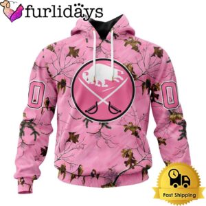 NHL Buffalo Sabres Special Realtree Pink Camouflage Custom Hoodie