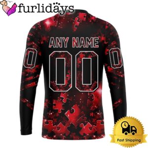 NHL Calgary Flames Autism Awareness Hockey Custom Sweatshirt