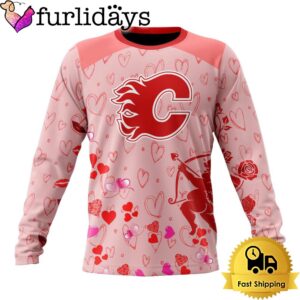 NHL Calgary Flames Valentine’s Day Sweatshirt…